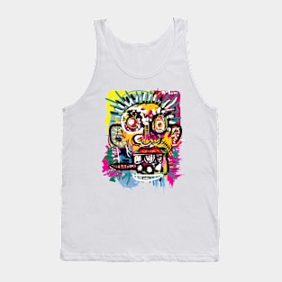 face in color Tank Top